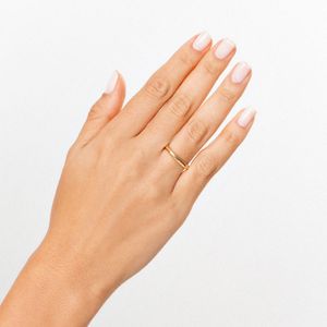 Aliança Oca Anatômica em Ouro Amarelo 18k - 3mm