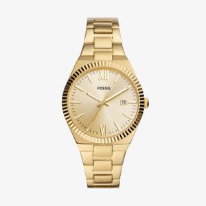 Relogio Fossil Feminino Scarlette em Aço Dourado ES5299/1DN