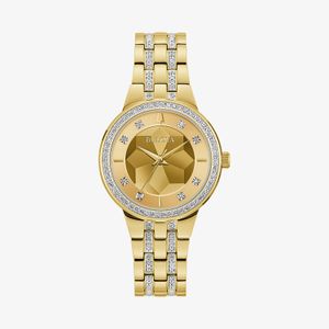 Relógio Bulova Feminino em Aço Dourado 97L176