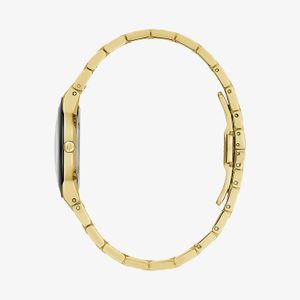 Relógio Bulova Feminino Millennia em Aço Dourado e Mostrador Preto e Lente de Safira 97L175