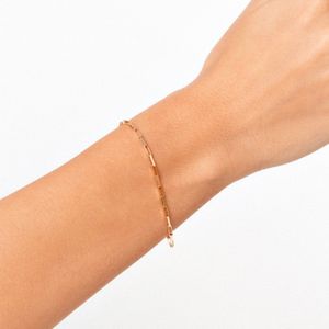 Pulseira Malha Veneziana em Ouro Amarelo 18k - 21cm