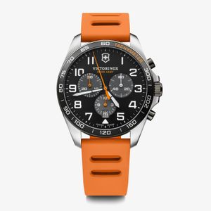 Relógio Victorinox Masculino em Silicone Laranja