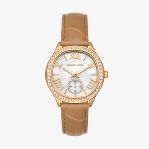 Relógio Michael Kors Feminino em Couro Caramelo MK4819/0DN