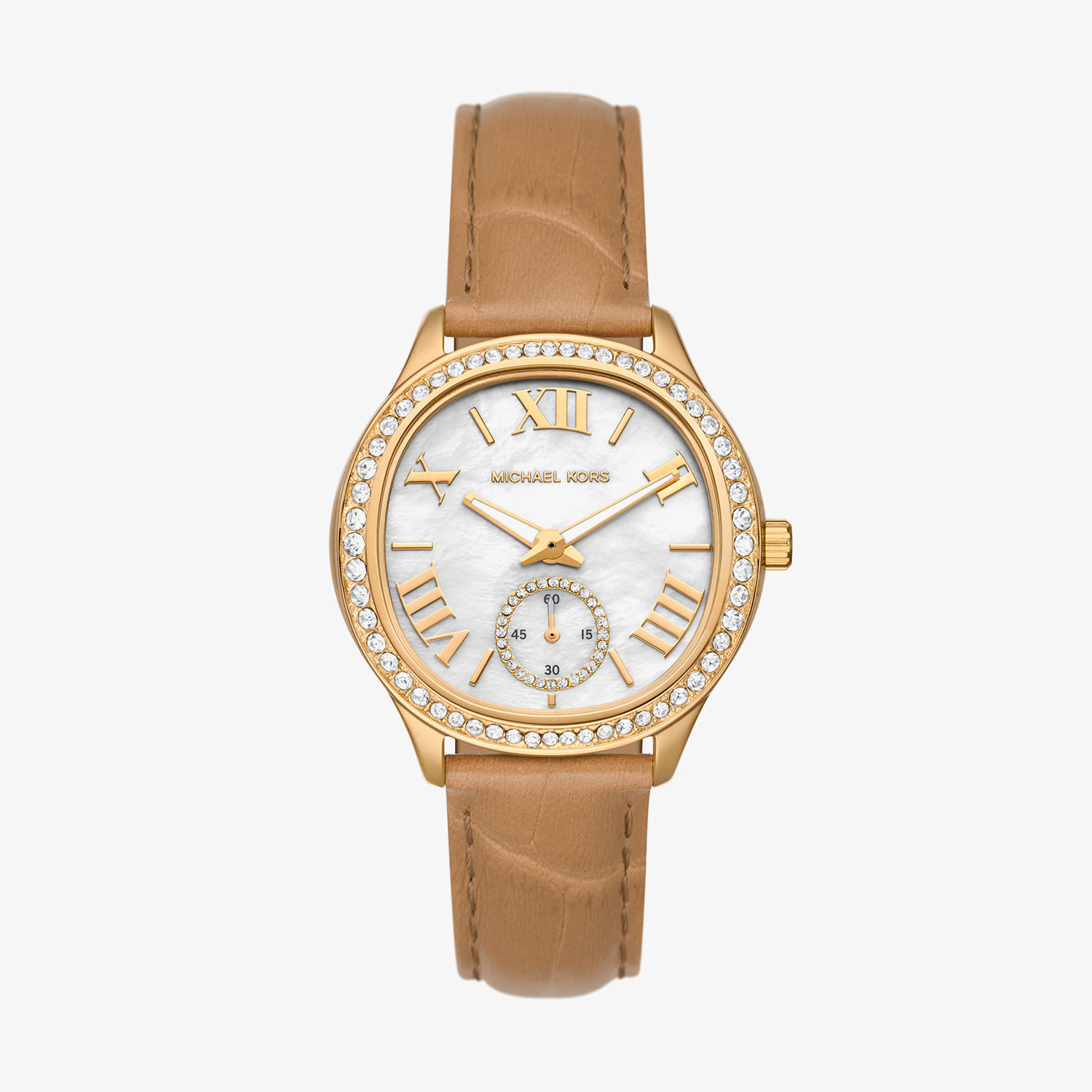 Relógio Michael Kors Feminino em Couro Caramelo MK4819/0DN | MONTE