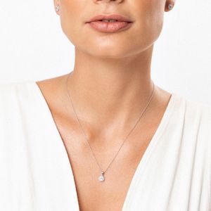 Colar Floral com Topázio Azul e Topázio em Prata 925