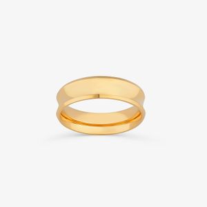 Aliança Anatômica em Ouro Amarelo 18K - 6 mm
