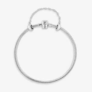 Pulseira Maleável Em Prata 925 Com Fecho Tradicional - 21,5 cm