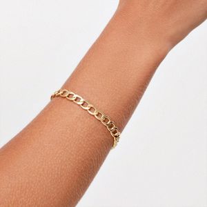 Pulseira Malha Groumet em Ouro Amarelo 18k - 21 cm