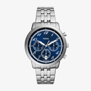 Relógio Fossil Masculino em Aço e Mostrador Azul FS6025/1KN