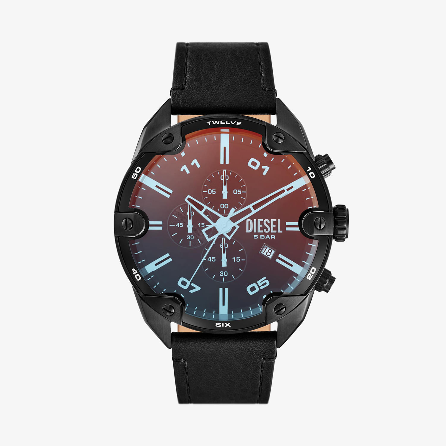 Relógio Diesel Spiked Masculino em Aço Preto DZ4667B1 | MONTE CARLO
