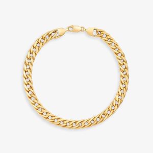 Pulseira Malha Groumet em Ouro Amarelo 18k - 21 cm