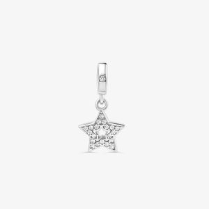 Charm Estrela Cravejado em Prata 925