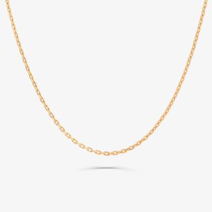 Corrente Malha Cartier em Ouro Rosé 18k - 45 cm