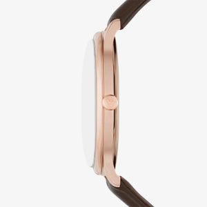 Relógio Emporio Armani com Pulseira de Couro Marrom AR11572B1
