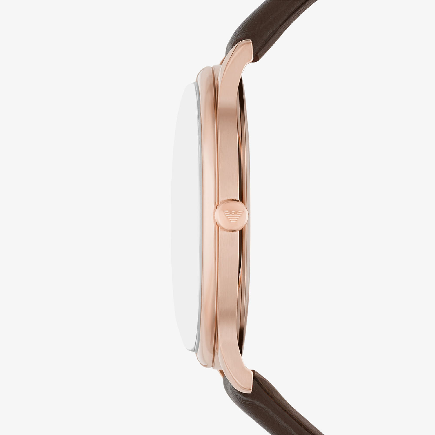Relógio Emporio Armani com Pulseira de Couro Marrom AR11572B1