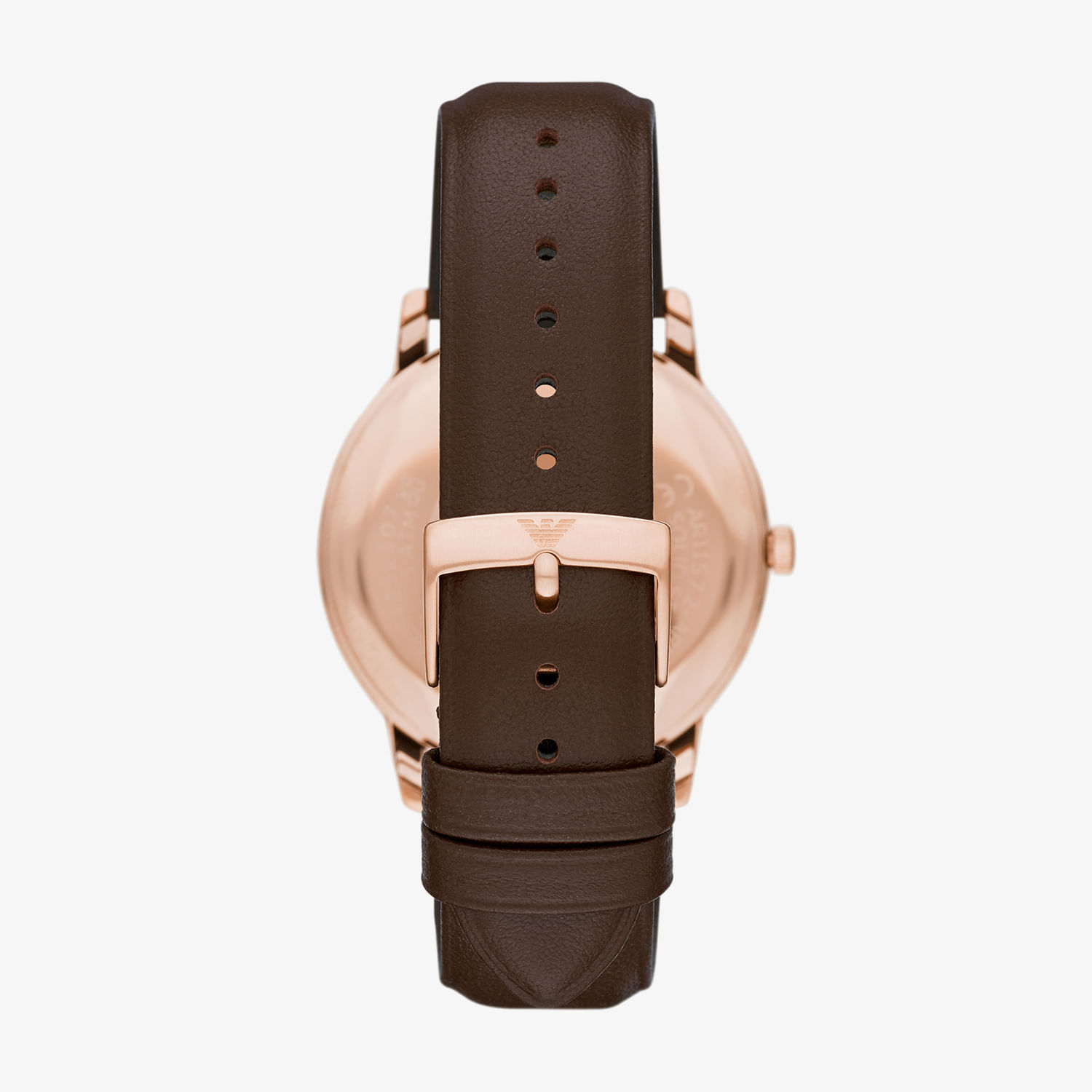 Relógio Emporio Armani com Pulseira de Couro Marrom AR11572B1