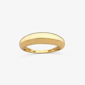 Anel Bombe em Ouro Amarelo 18k - 5,60 mm