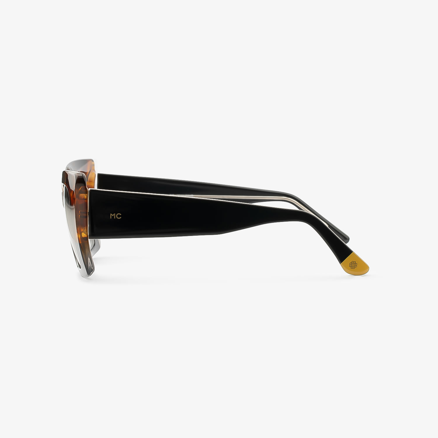 Óculos de Sol Monte Carlo Cat Eye Tartaruga e Preto