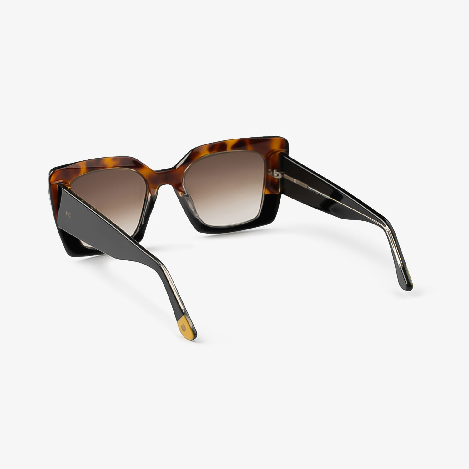 Óculos de Sol Monte Carlo Cat Eye Tartaruga e Preto