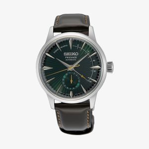 Relógio Seiko Presage Cocktail Time Automático Masculino em Couro Marrom SSA459J1
