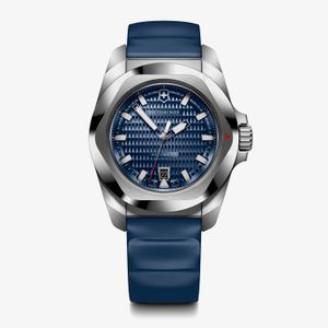 Relógio Victorinox Masculino I.N.O.X. Automatic em Couro com Madeira e Pulseira Extra em Silicone