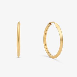 Brinco Argola em Ouro Amarelo 18k