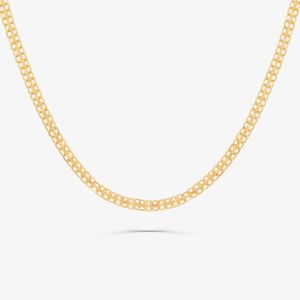 Corrente Malha Bismarck em Ouro Amarelo 18k - 45 cm