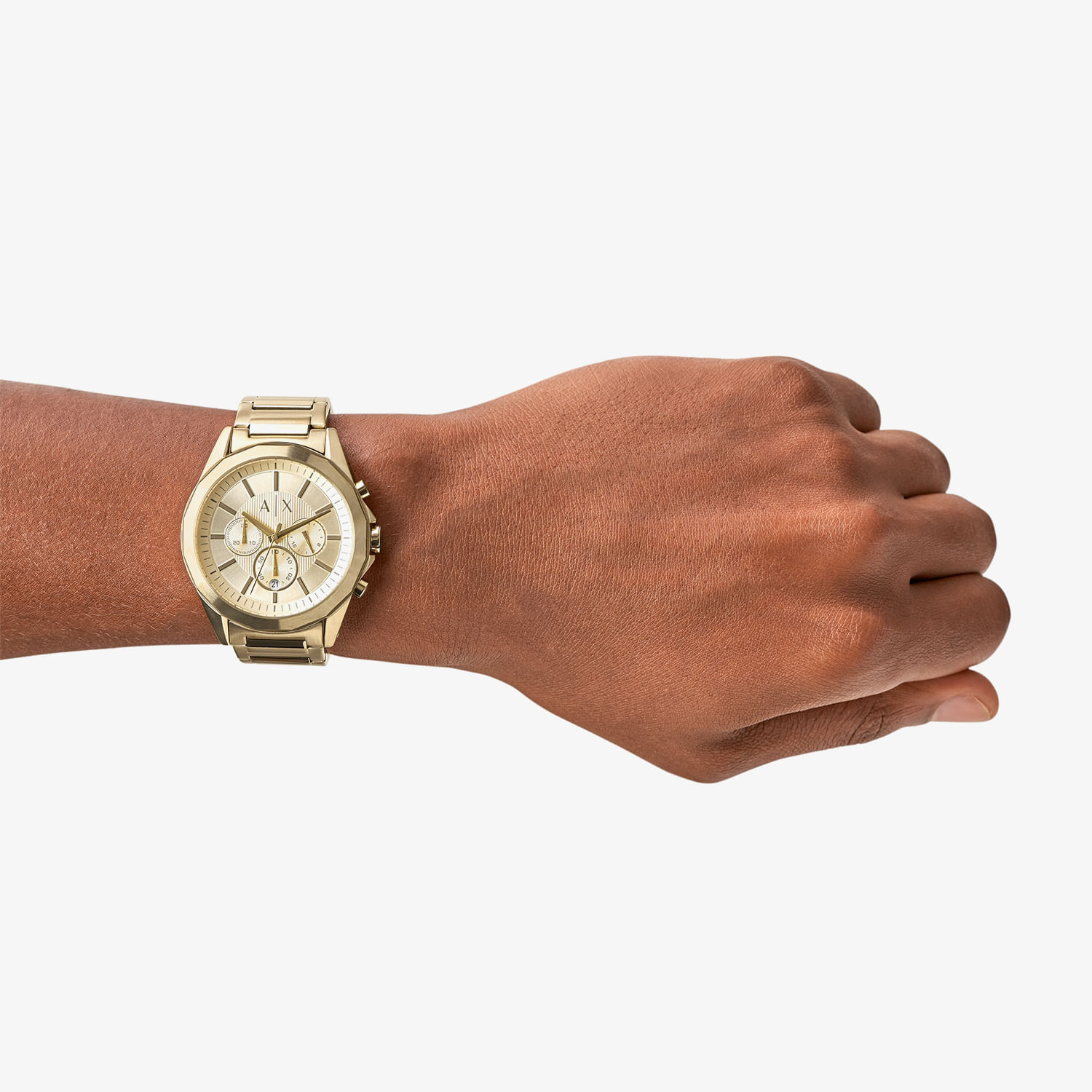 Relogio Armani Exchange Masculino em Aço Dourado | MONTE CARLO