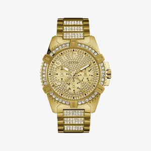 Relógio Guess Masculino em Aço Dourado W0799G2