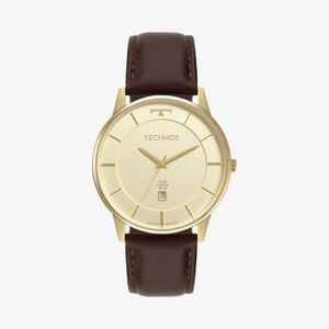 Relógio Technos Masculino em Couro Marrom GM10YU/0D