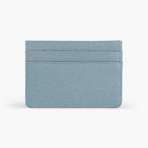 Porta-Cartão Feminino em Couro Azul Indigo