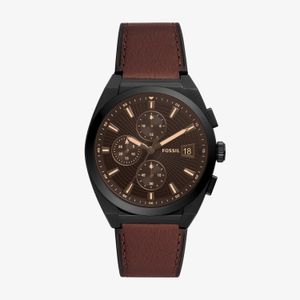 Relógio Fossil Masculino Cronógrafo em Couro Marrom FS5798/0PI