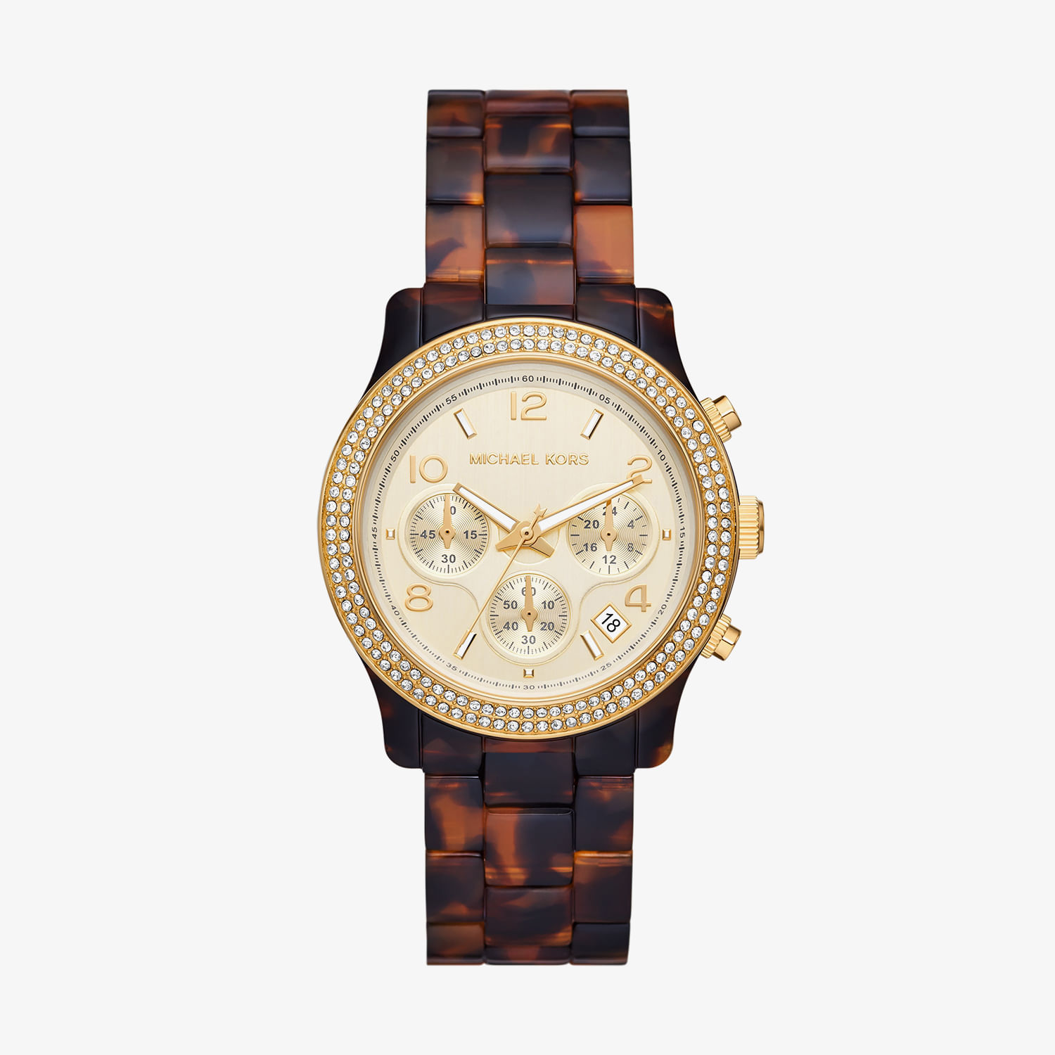 Relógio Michael Kors Runway Cronógrafo Feminino com Pulseira
