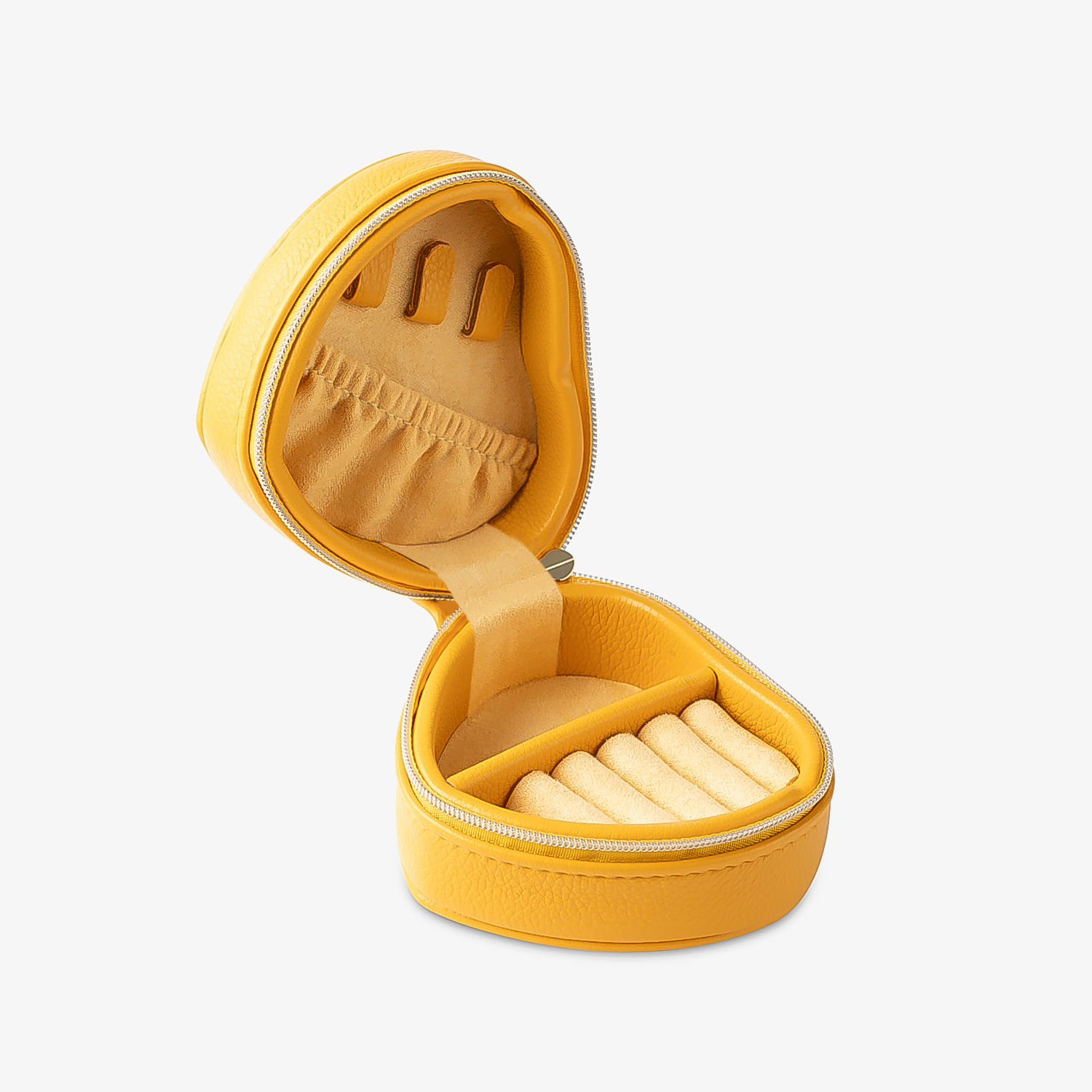 Porta-Joias Jolie By Monte Carlo Pequeno Coração Amarelo