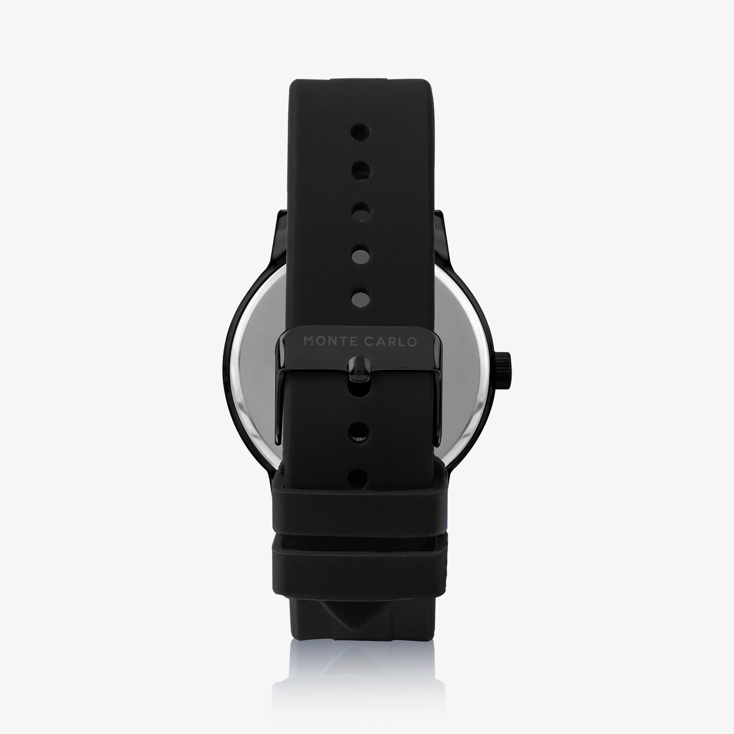 Relógio Monte Carlo Classic Masculino em Silicone Preto
