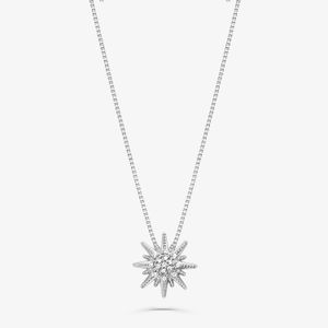 Pingente com Diamantes em Ouro Branco 18K