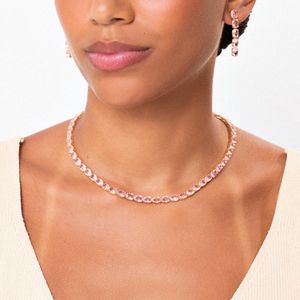 Colar Cravejado em Prata 925 com Banho de Ouro Amarelo 18k