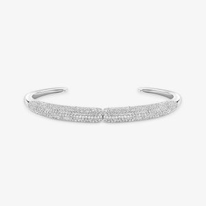 Pulseira Pave com Safiras em Prata 925 - 17 cm