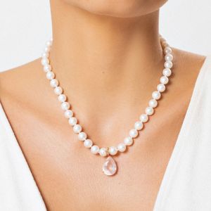Pingente Versátil com Quartzo Rosa e Diamantes em Ouro Rosé 18K