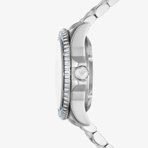 Relógio Emporio Armani Automático Masculino em Aço Prateado AR60079B1