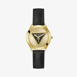 Relógio Guess Feminino em Couro Preto GW0744L2