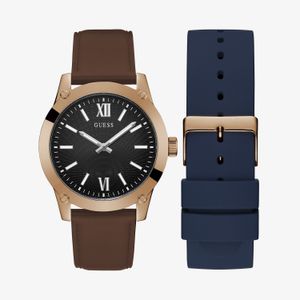 Relógio Guess Masculino em Aço Rosé com Pulseira Extra GW0630G3
