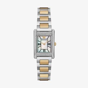 Relógio Emporio Armani Feminino em Aço Bicolor e Madrepérola AR11642B1
