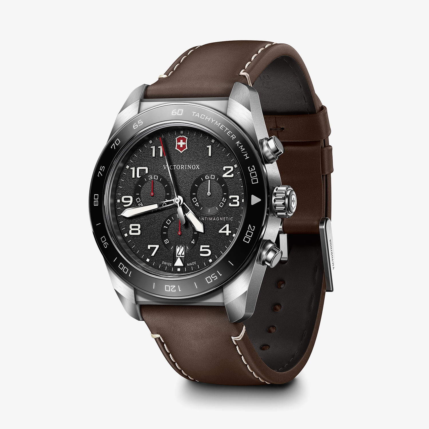 12/23.24 モカ様 Relógio Victorinox Masculino Swiss Army Cronógrafo em Aço