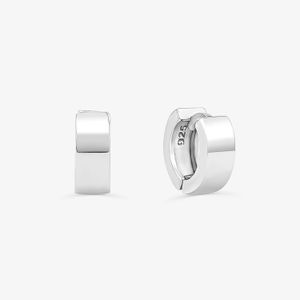 Brinco Argola Fio Quadrado 11mm em Prata 925