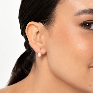 Brinco com Pérola em Ouro Amarelo 18k