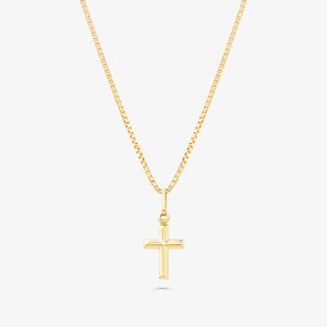 Pingente Cruz em Ouro Amarelo 18k