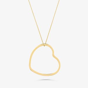 Pingente Coração Ouro Amarelo 18K