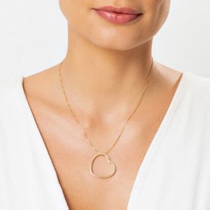 Pingente Coração Ouro Amarelo 18K