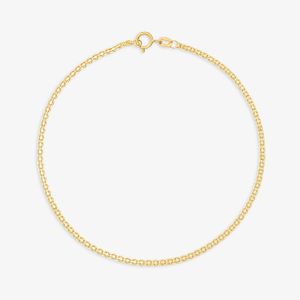 Pulseira Malha Bismarck em Ouro Amarelo 18K - 19cm